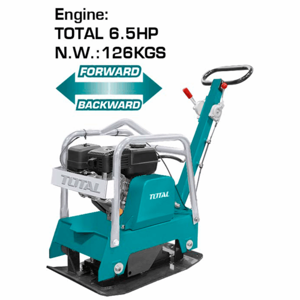 Total Plate Compactor Total Engine 6.5Hp Petrol Reversible Tp7125-2