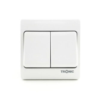 Tronic Big Button 2 Gang 2 Way Switch