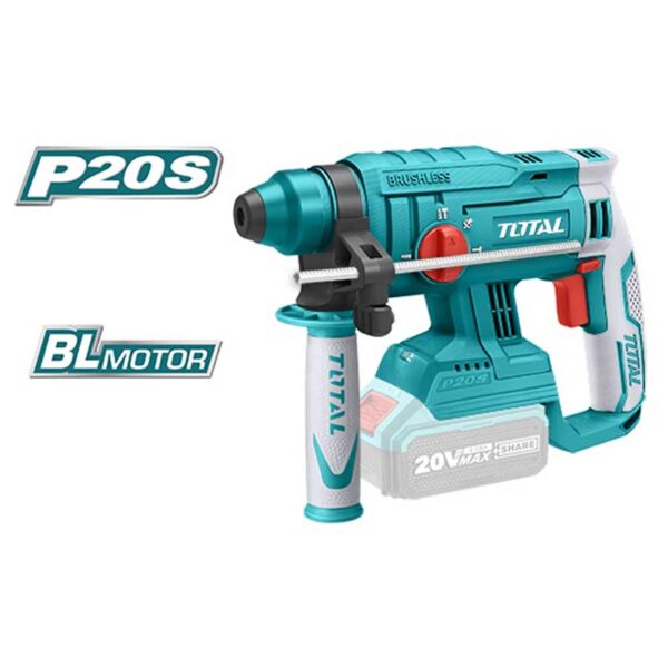 Total Rotary Hammer Drill Machine Cordless Li-Ion 20V Trhli2201