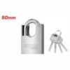 Total Anti Prying Steel Padlock 50mm with Iron Brass & Special Design Cylinder, 4 Iron Keys TSLK35501