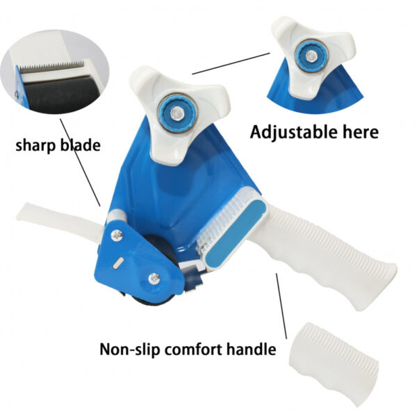 Tape Dispenser For 2&Quot; Tape, Dispenser Gun Seal Packing For Shipping, Moving, Carton And Box Sealing T15008