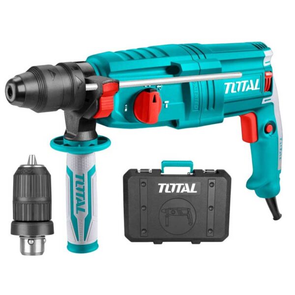 Total Rotary Hammer Drill Machine 800W Sds Plus With Keyless Chuck Th308268-2