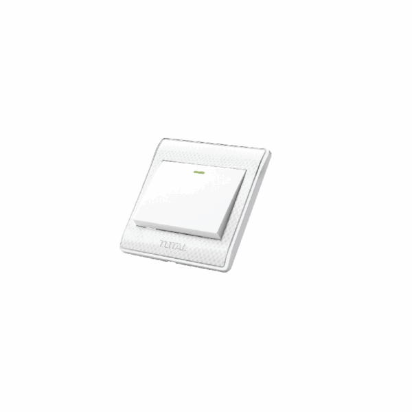 Total 1 Gang Switch Electric 1 Way 16A Thessh01101