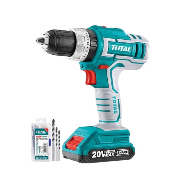 Total Impact Drill Machine Cordless Li-Ion 20V Tidli20031