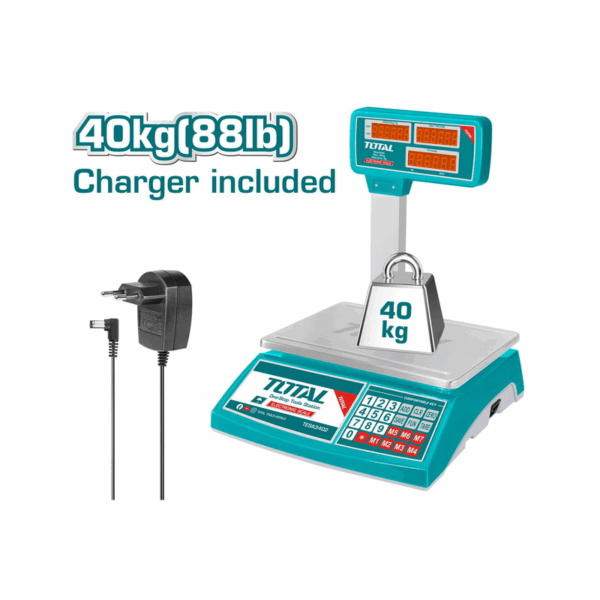 Total Digital Scale 40Kg Tesa3402