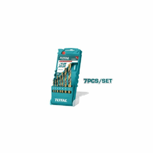 Total Drill Bit Set Hss Twist 7Pcs Tacsd0075
