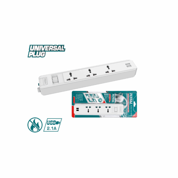 Total Extension Cable 3 Way Socket Thes13041Vsb