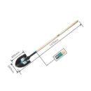Total Garden Steel Shovel with Wooden Handle THTHW0201