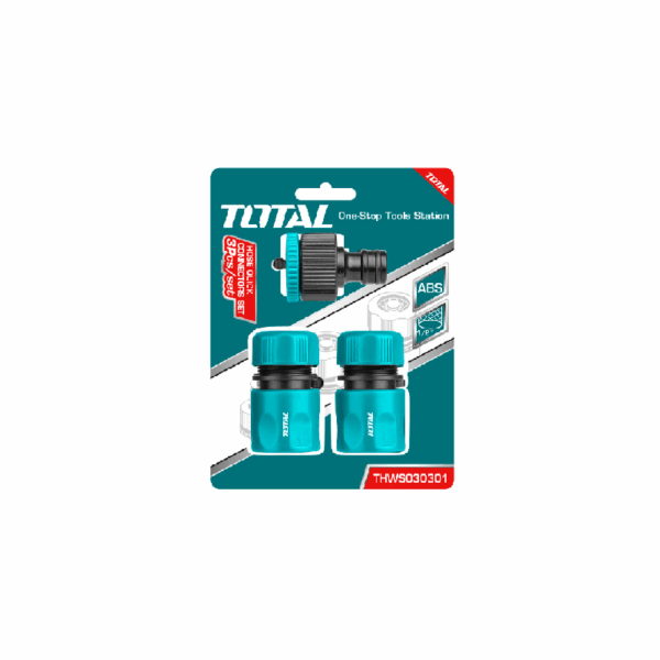 Total Garden Water Hose Connector Set 3Pcs Thws030301