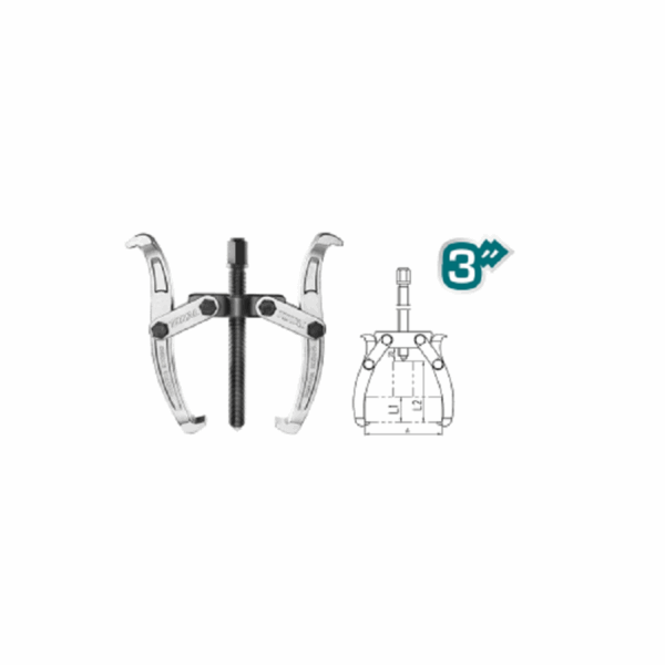 Total Gear Puller 2 Jaws 3&Quot; Thtgp236