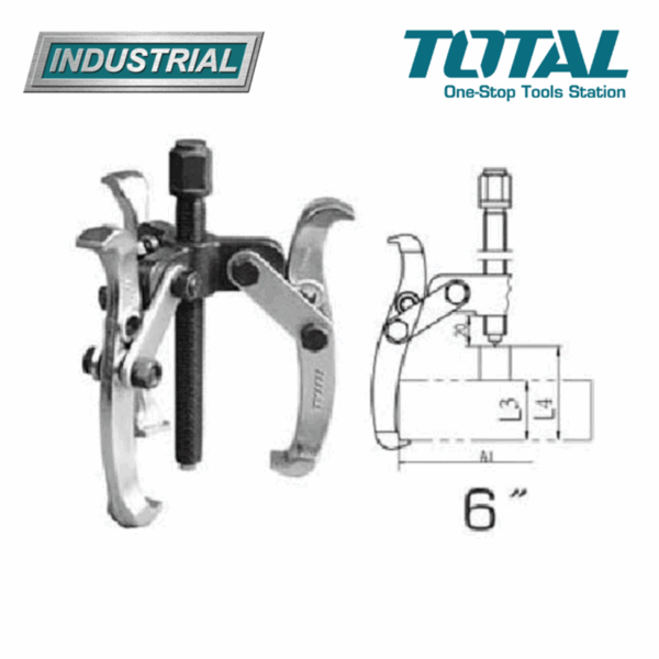 Total Gear Puller 3 Jaws 6&Quot; Thtgp366