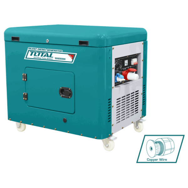 Total Diesel Generator 8Kw Single Phase Electric Start Tp280001