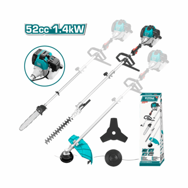 Total Grass Trimmer Bush Cutter Petrol Multitool 52Cc Tmt55211