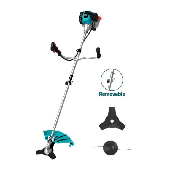 Total Grass Trimmer &Amp; Bush Cutter Petrol 1.25Kw(2Hp) 9000Rpm Powerful 2-Stroke Motor Tp5434421