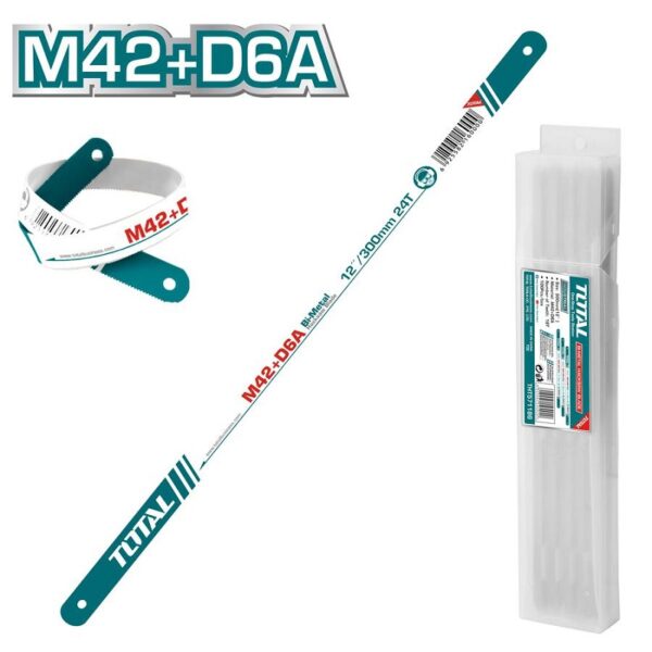Total Hacksaw Blade 24T Bi-Metal Tht571246