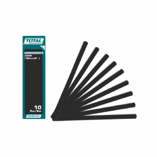 Total Hacksaw Blade Mini 10Pcs Set Tmhsb1501