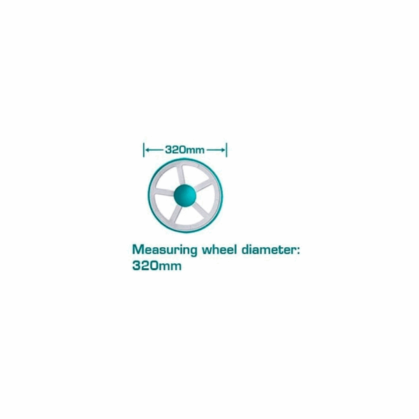 Total Odometer Measuring Wheel 99999.9M With Inch &Amp; Metric, Digital Display Tmt19923