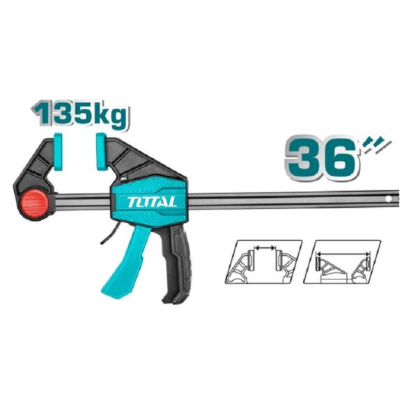Total Quick Bar/F Clamp 80 X 900Mm Tht1346803