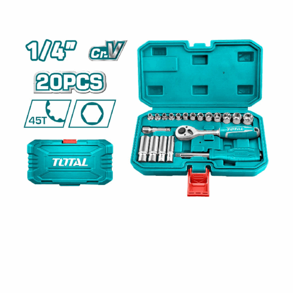 Total Socket Set 20Pcs Tht141201
