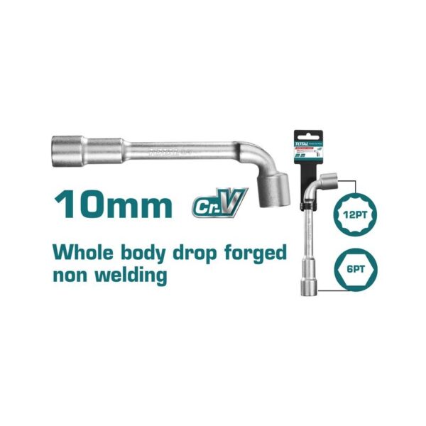 Total Socket Wrench L-Angled 10Mm Thwl1006