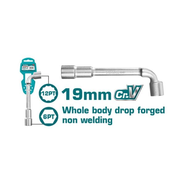 Total Socket Wrench L-Angled 19Mm Thwl1906