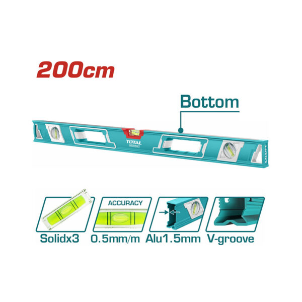 Total Spirit Level 200Cm Tmt220086