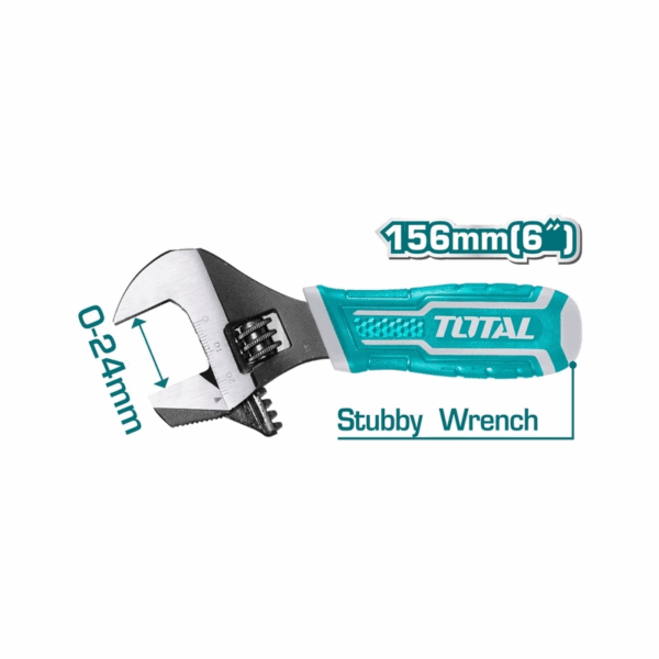 Total Adjustable Wrench 6&Quot; 2 In 1 Tht1016S