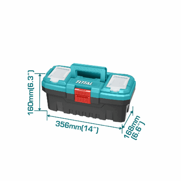 Total Plastic Tool Box 14&Quot; Empty Tpbx0141