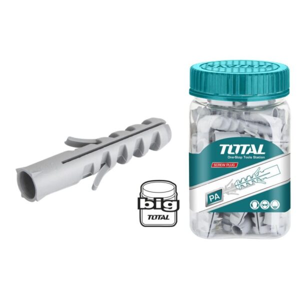 Total Screw Fisher Plug 8X40Mm 80Pcs Wjsp0804011