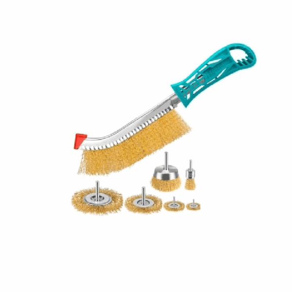 Total Wire Brush Set Pack Of 7 Tac310071
