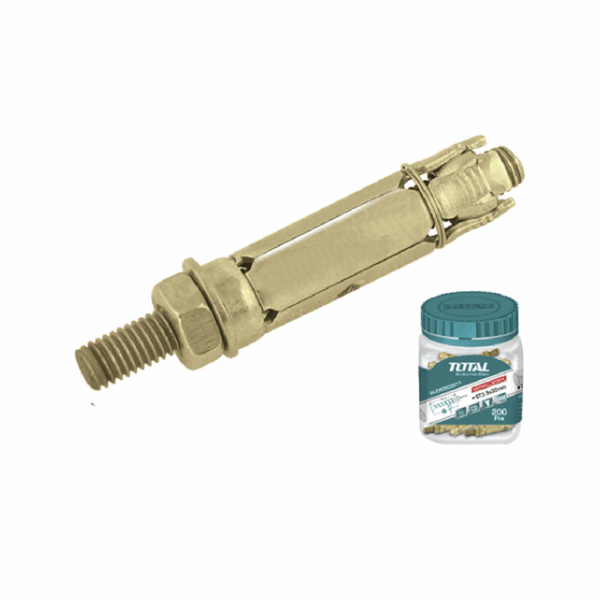 Total Raw Bolt Anchor M6 24Pcs Wjha0606021