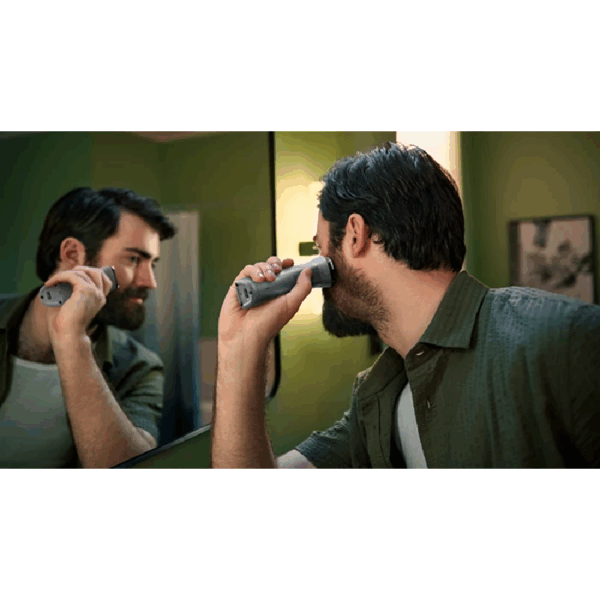 Philips All-In-One Cordless Trimmer With 10In1 Multi Groom Kit, 120Min Runtime, Beardsense Technology, Self-Sharpening Steel Blades Mg5920