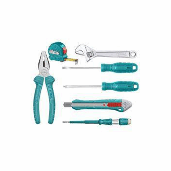 Total Tool Box Hand Tools 7Pcs Set Thkthp90076