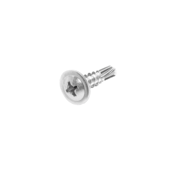 Total Self Drilling Truss Head Screw 8X1/2&Quot; For Phillips Drive, Zinc Plated Finish 800Pcs Thwtd8121
