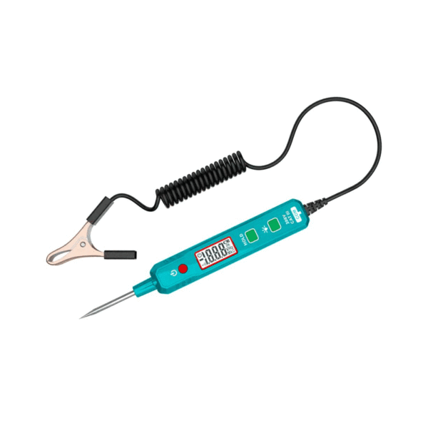 Total Multimeter Automotive Circuit Tester Dc 1-100V 2700Mm With Digital Display, Flashlight, Backlight Tht417506