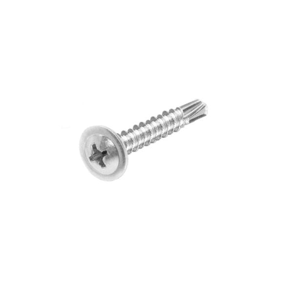Total Self Drilling Truss Head Screw 8X1-1/4&Quot; For Phillips Drive, Zinc Plated Finish 320Pcs Thwtd81141