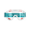 Total Safety Goggles Clear with Unique Air Hole Design, 180° View TSP309
