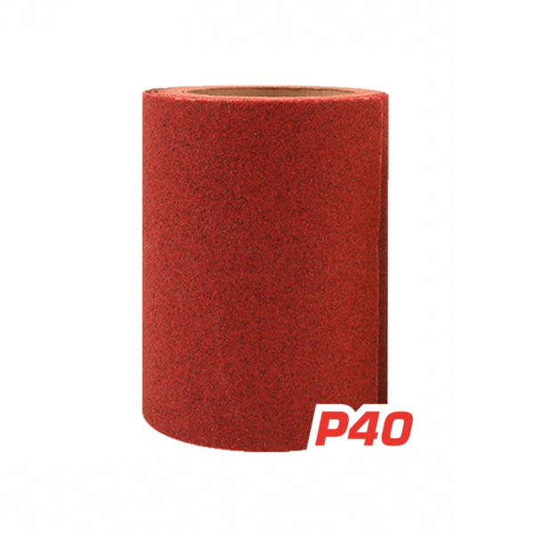 Total Sand Paper Suitable For Sanding Wood, Wall And Metal 11.5 X 500Cm P40 Tac760404