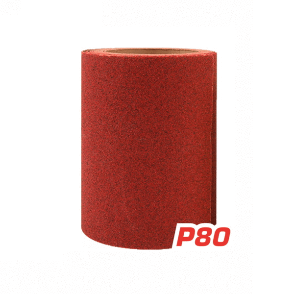 Total Sand Paper Suitable For Sanding Wood, Wall And Metal 11.5 X 500Cm P80 Tac760804