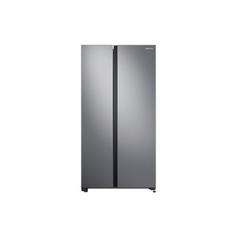 Samsung Refrigerator 655L With Sleek &Amp; Seamless Design, Digital Inverter, Side By Side Door, Spacemax, Flexzone, Dit, Metal Cooling Silver Rs62R5005M9