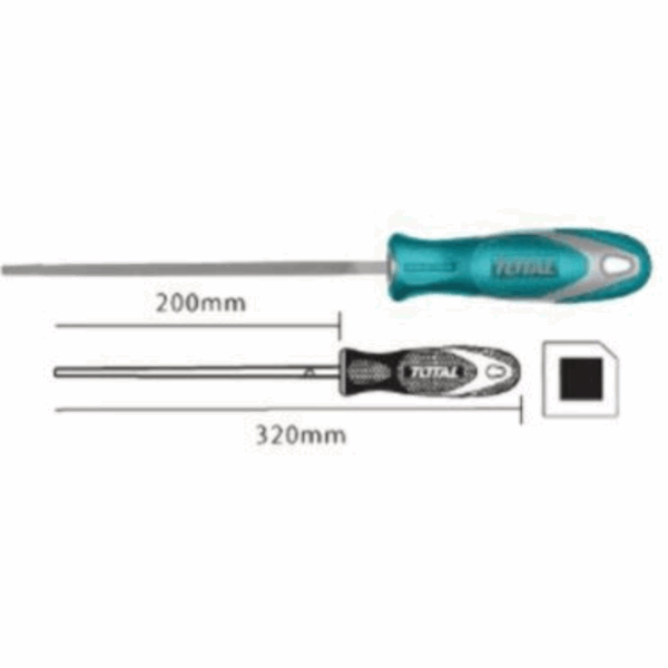 Total Steel File Square Tht91886