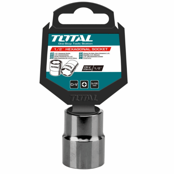 Total Socket Spanner Hexagonal ½” 23Mm Thtst12231