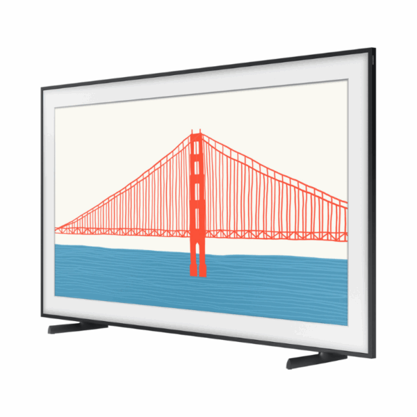 Samsung 65&Quot; Qled 4K The Frame Tv With Art Mode, Customizable Bezel, Dual Led, Pc On Tv, Ai Upscaling, Solar Cell Remote 65Ls03A