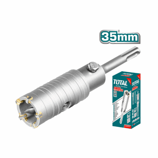 Total Hole Saw For Concrete Core 35Mm, 5 Tct Blades Tac430351