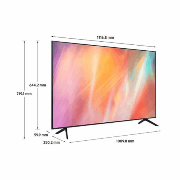 Samsung 50&Quot; Led 4K Crystal Uhd Smart Tv, Crystal Processor 4K, Purcolour, Pc On Tv, Bezeless Design 50Au7000