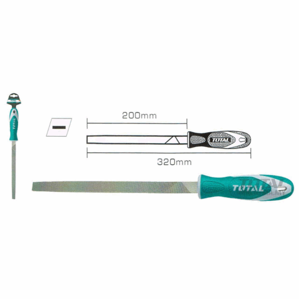 Total Steel File Flat 200Mm Tht91186