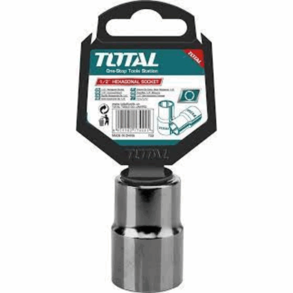 Total Socket Spanner Hexagonal ½” 15Mm Thtst12151