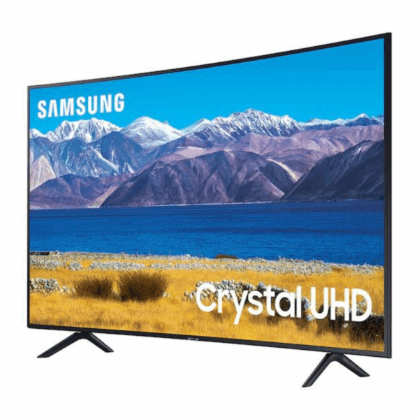 Samsung 65&Quot; Led 4K Crystal Uhd Smart Tv, Air Slim Design, Curved Screen, Ambient Mode, Hdr, Game Enhancer, Smart Hub &Amp; One Remote Control 65Tu8300