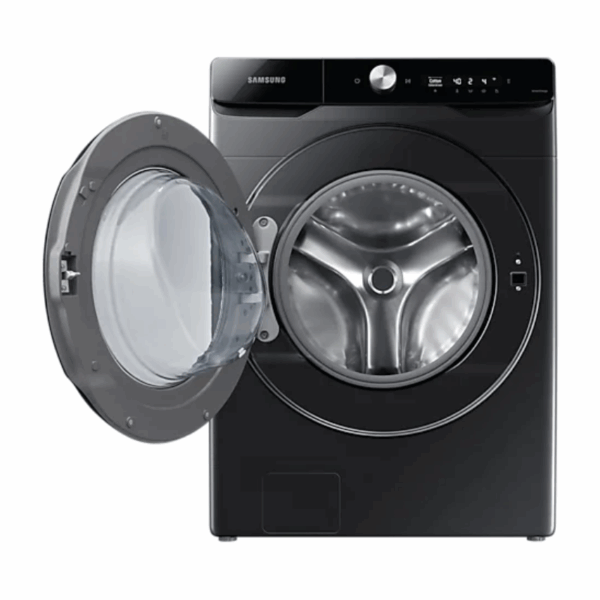 Samsung Washing Machine 21Kg Dryer 12Kg Digital Inverter, Front Load, Eco Bubble, Ai Control, Auto Dispense, Hygiene Steam, Vrt Plus, Black Wd21T6300Gv/Nq