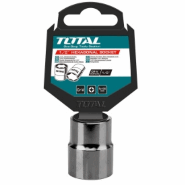 Total Socket Spanner Hexagonal ½” 18Mm Thtst12181